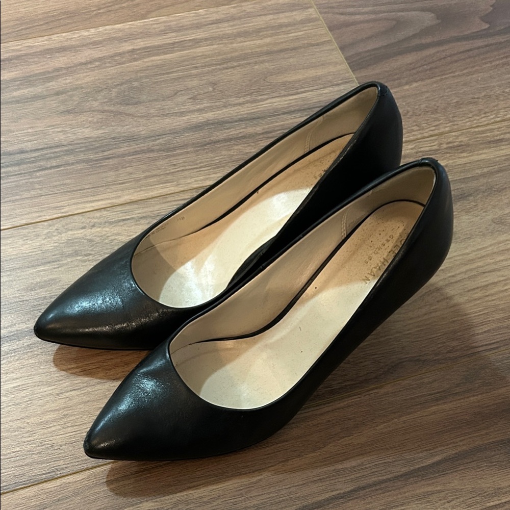 Cole Haan Black Leather Heels